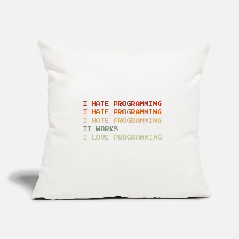 Things I Hate Programming Coder Coding Developer S Sofakissenbezug 45 x 45 cm