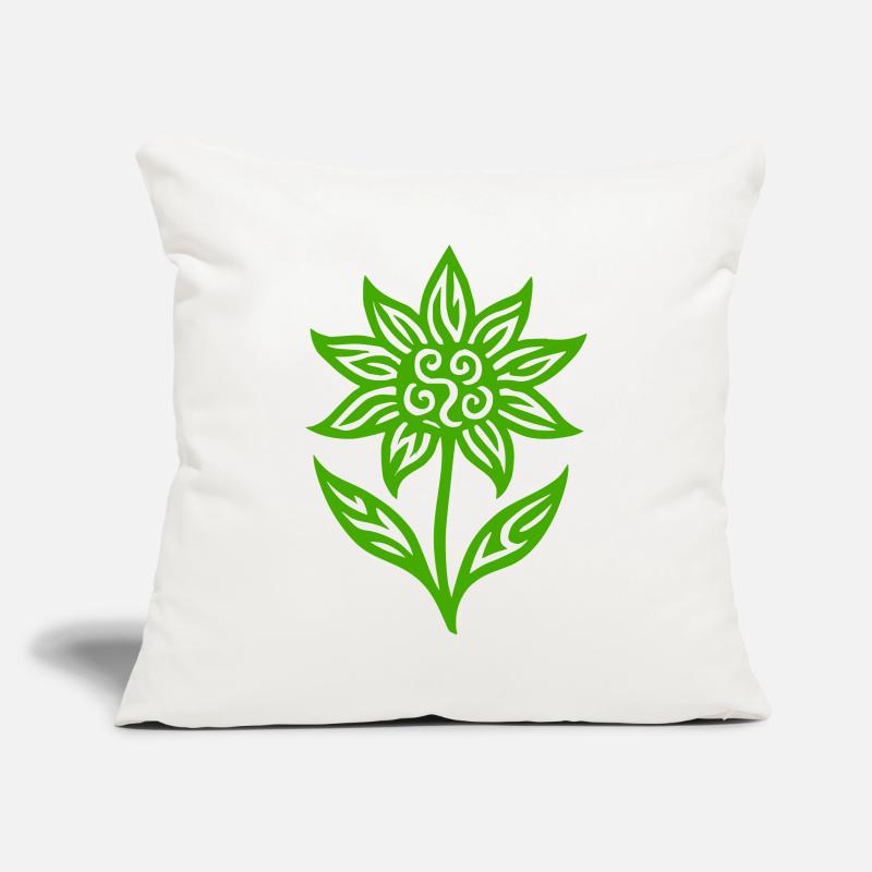 Creative flower with tribal pattern - color variable Sofa pillowcase 17,3'' x 17,3'' (45 x 45 cm)