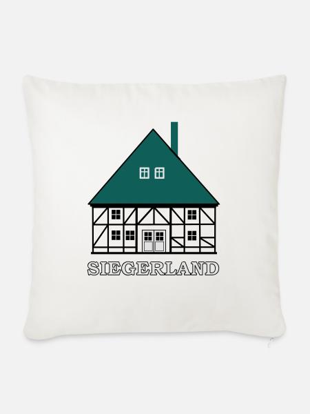siegerland - Sofakissenbezug 45 x 45 cm - Naturweiß 