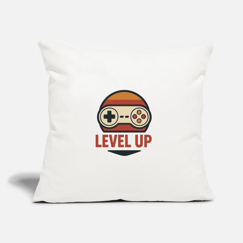 Level Up Retro Controller Graphics Sofa pillowcase 17,3'' x 17,3'' (45 x 45 cm)