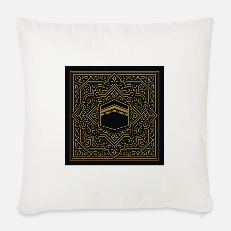 Mekka - Sofakissenbezug 45 x 45 cm - Naturweiß 