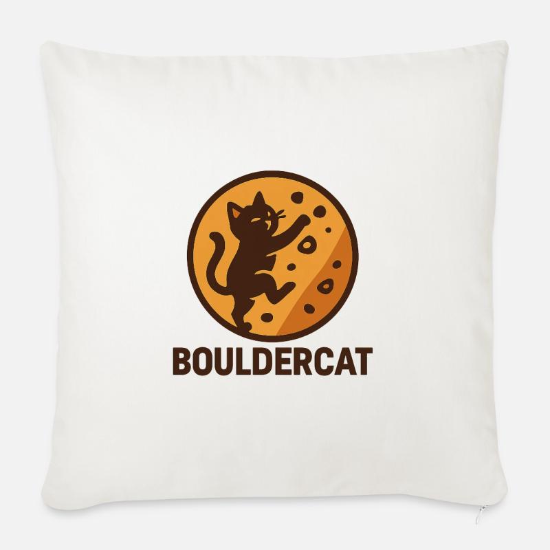 BoulderCat - Sofakissenbezug 45 x 45 cm - Naturweiß 