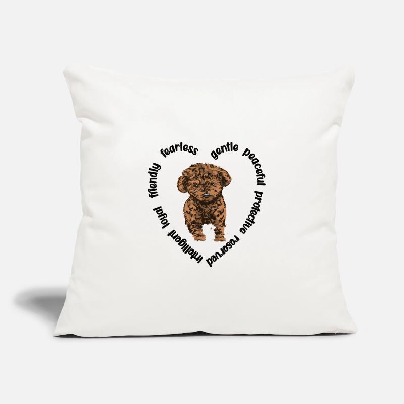 Cavapoo amoureux de chiens Cavoodle Mama Cavapoo Housse de coussin décorative 45 x 45 cm