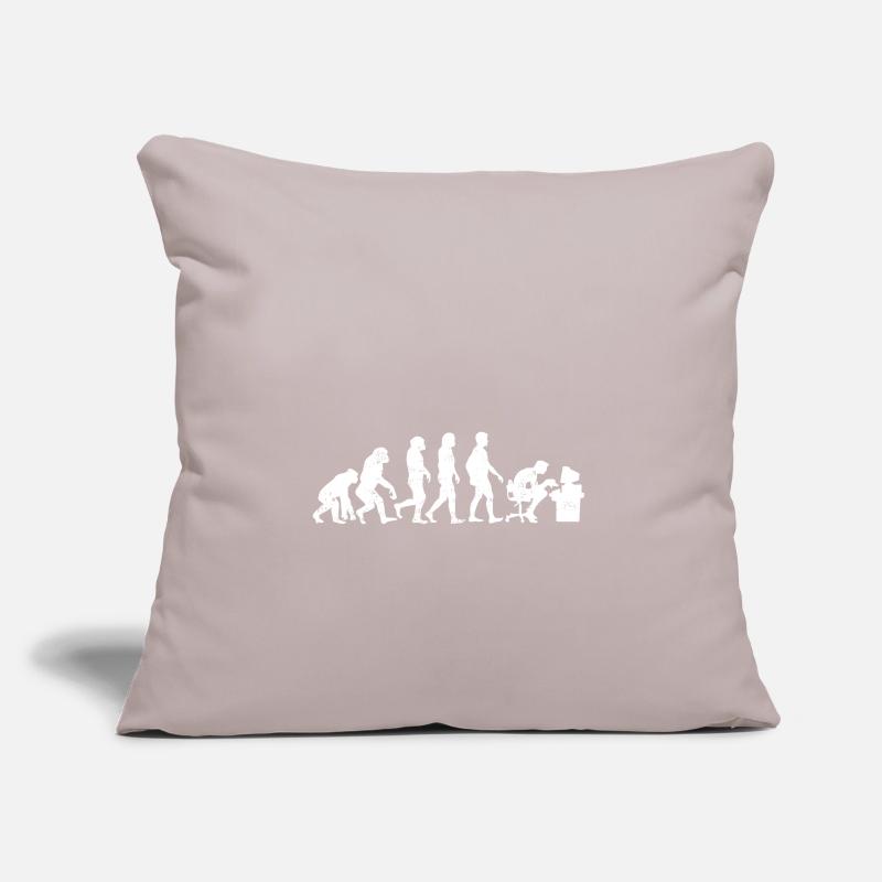 Programmer evolution coder informatik gift Sofa pillowcase 17,3'' x 17,3'' (45 x 45 cm)