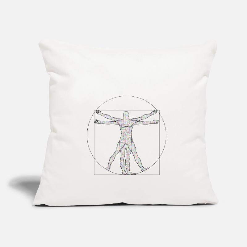 Da Vinci Programmierer Geschenkidee Sofakissenbezug 45 x 45 cm
