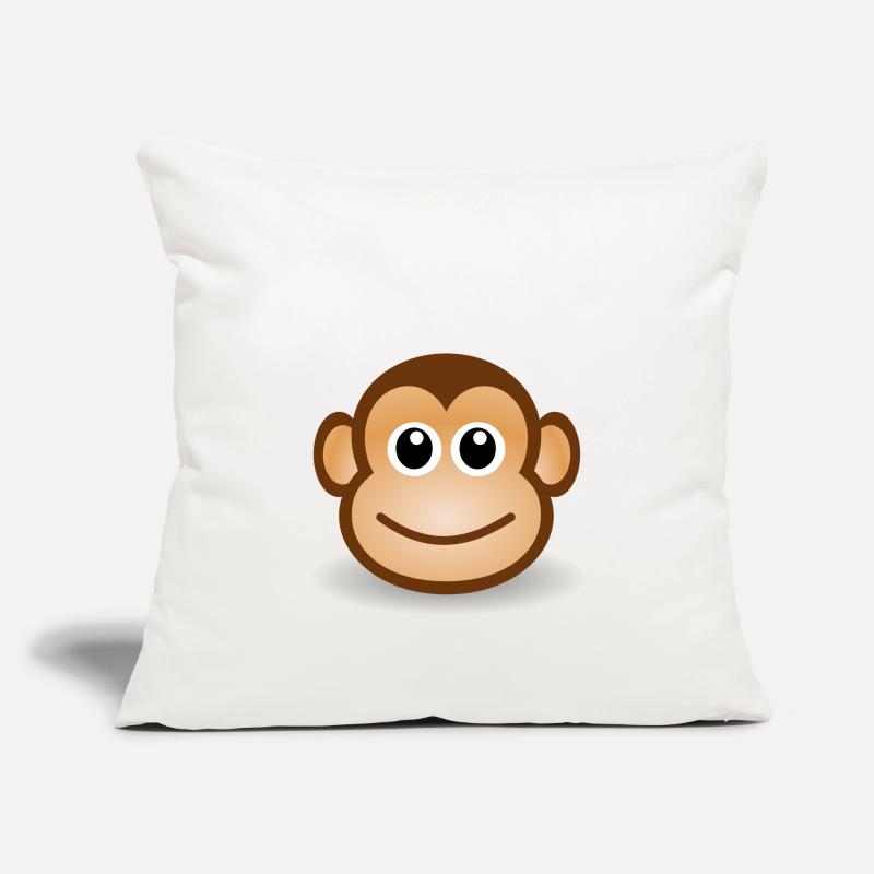 Monkey Face Gift Idea Sofa pillowcase 17,3'' x 17,3'' (45 x 45 cm)