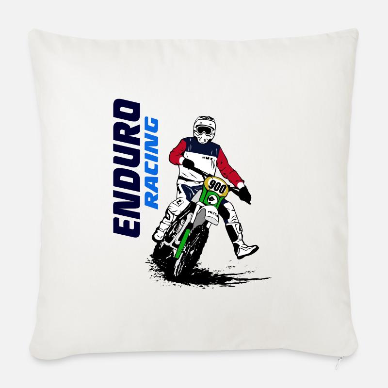Enduro - Sofakissenbezug 45 x 45 cm - Naturweiß 