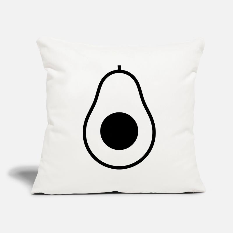 Avocado Half Pit, Icon Sofa pillowcase 17,3'' x 17,3'' (45 x 45 cm)