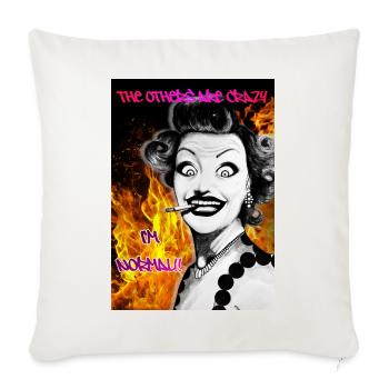 Burn_Baby-_Burn - Sofakissenbezug 45 x 45 cm - Naturweiß  - Vorne