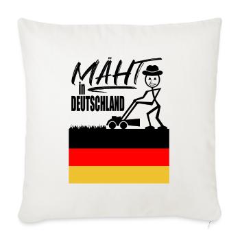 Mäht in Deutschland - Sofakissenbezug 45 x 45 cm - Naturweiß  - Vorne