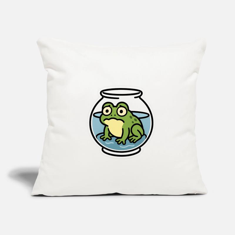 Frog in a Bowl Sofa pillowcase 17,3'' x 17,3'' (45 x 45 cm)