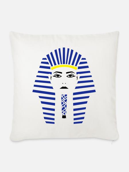 Pharao - Sofakissenbezug 45 x 45 cm - Naturweiß 