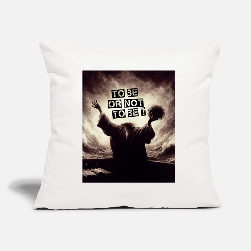 Sein oder nicht sein? Sofakissenbezug 45 x 45 cm