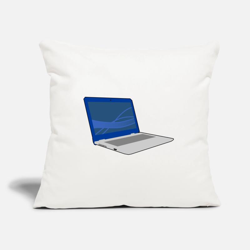 Laptop computer keyboard PC notebook gift idea Sofa pillowcase 17,3'' x 17,3'' (45 x 45 cm)