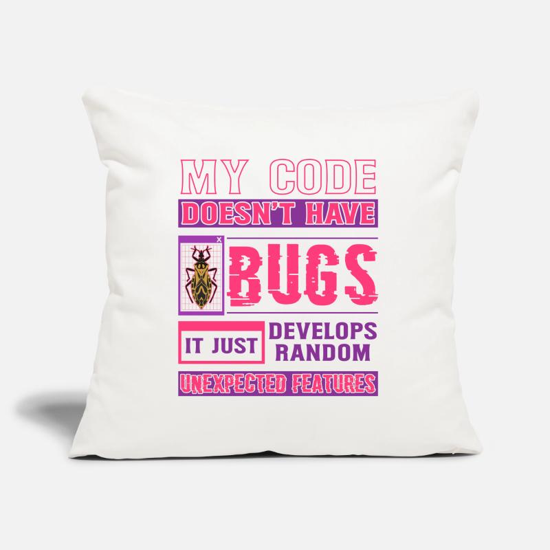 Developer My Code Hat Keine Bugs Funny Coding Sofakissenbezug 45 x 45 cm