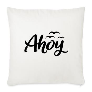 Ahoy - Sofa pillowcase 17,3'' x 17,3'' (45 x 45 cm) - natural white - Front