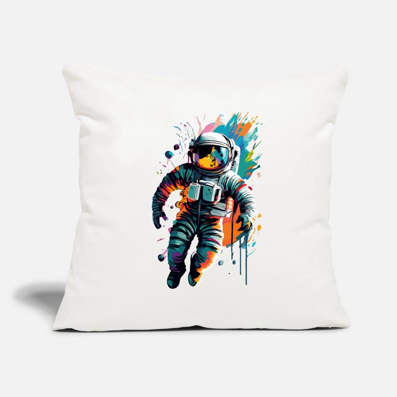 Astronaute dans l’espace spatial - Astronaut Space Housse de coussin décorative 45 x 45 cm