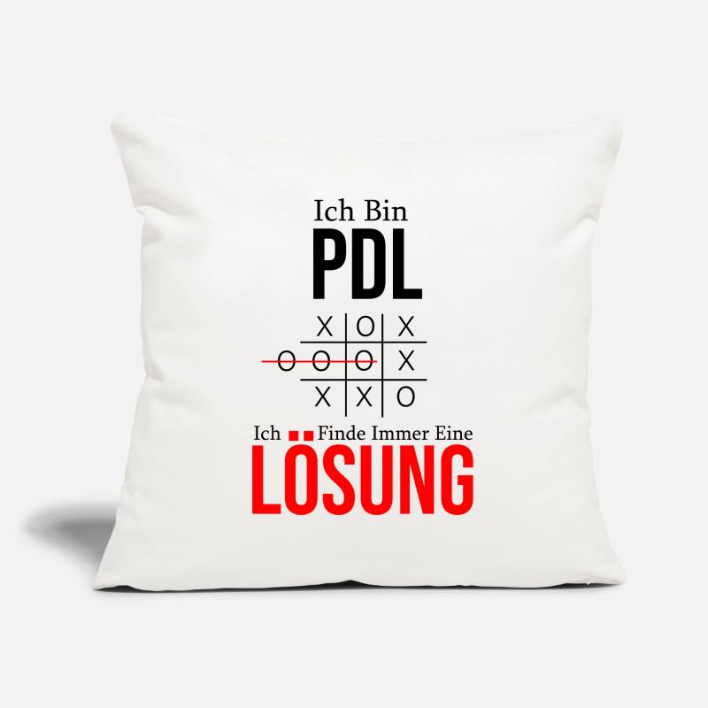 I'm PDL I always find a solution, gift Sofa pillowcase 17,3'' x 17,3'' (45 x 45 cm)