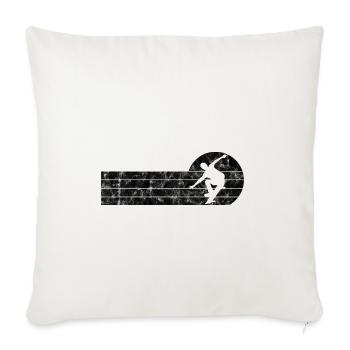 Skateboarder Skateboard Skater Skate Skateing DNA - Sofa pillowcase 17,3'' x 17,3'' (45 x 45 cm) - natural white - Front