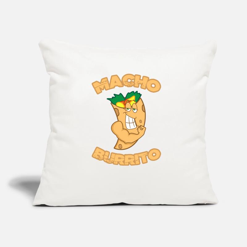 Macho burritos Sofa pillowcase 17,3'' x 17,3'' (45 x 45 cm)