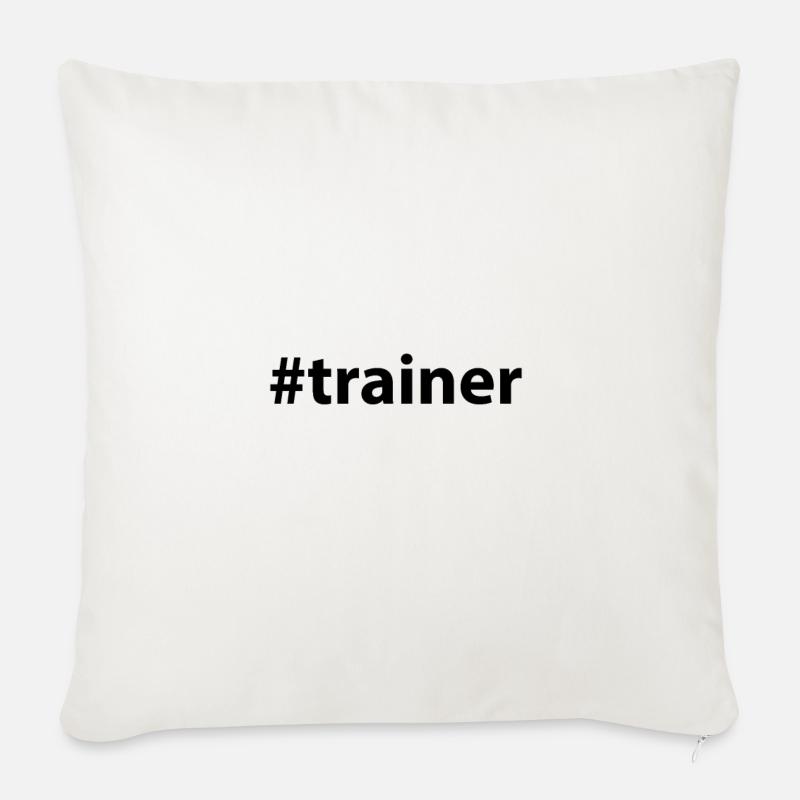# trainer - Sofakissenbezug 45 x 45 cm - Naturweiß 