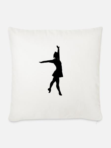 Karneval Garde Tanzen - Sofakissenbezug 45 x 45 cm - Naturweiß