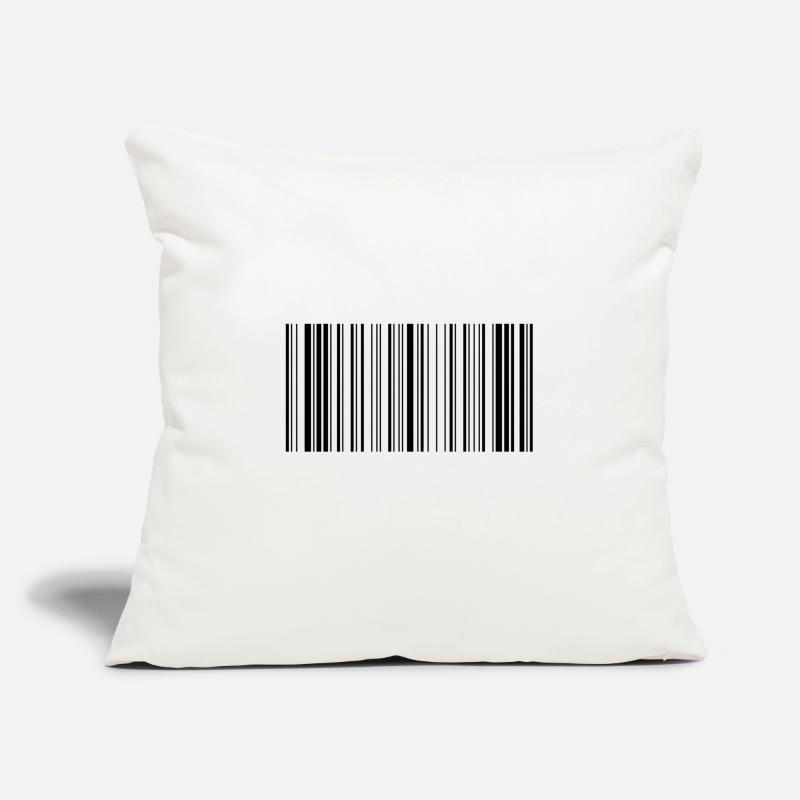 Barcode Scanncode Scanner Scannen Striche Geschenk Sofakissenbezug 45 x 45 cm
