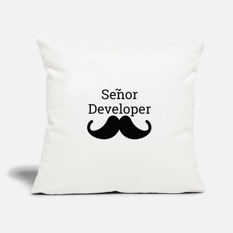 "Senor Developer, Senior Developer" |Programmierer Sofakissenbezug 45 x 45 cm