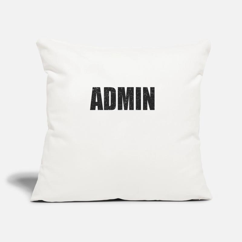 admin Programmierer Linux IT Geschenkidee Sofakissenbezug 45 x 45 cm