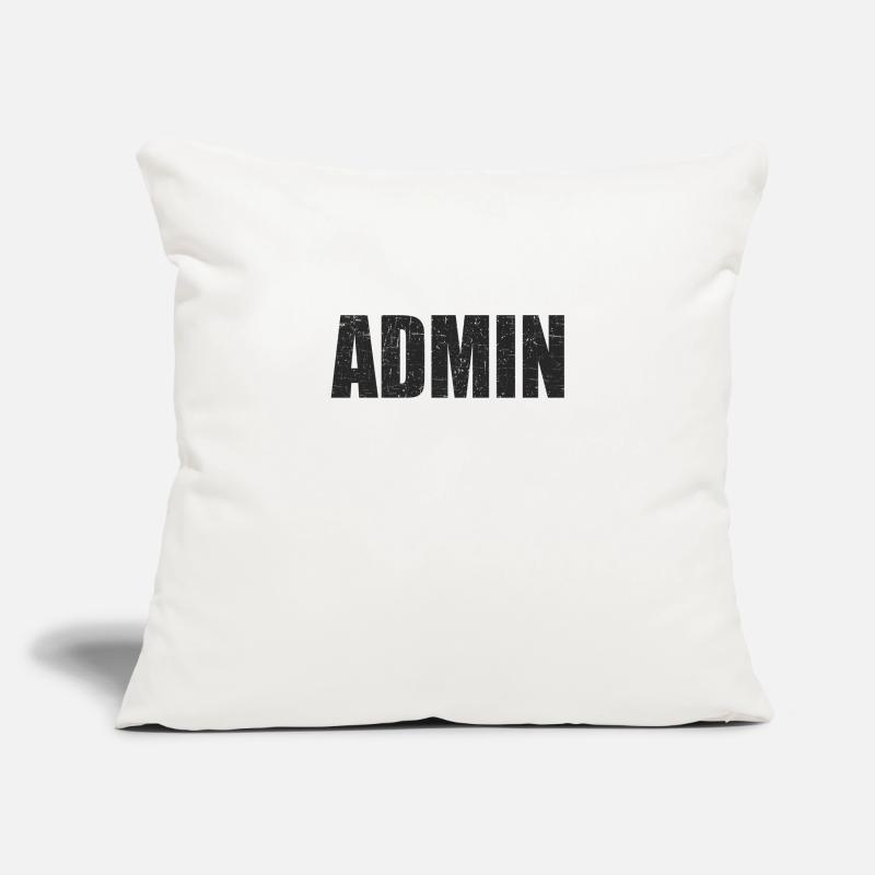 programmeur administrateur idée cadeau informatique Linux Housse de coussin décorative 45 x 45 cm