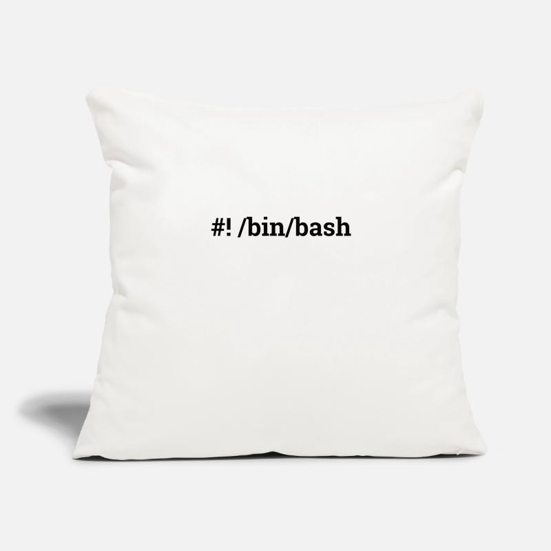 "/bin/bash" | Admin, Informatik Sofakissenbezug 45 x 45 cm