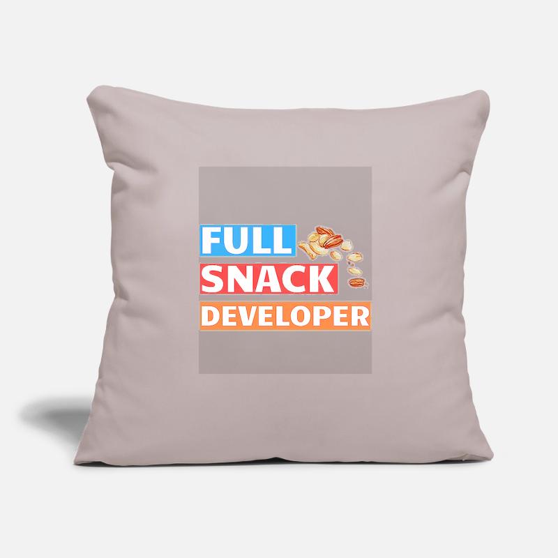 FULL SNACK DEVELOPER - DEVELOPER PUN Sofa pillowcase 17,3'' x 17,3'' (45 x 45 cm)