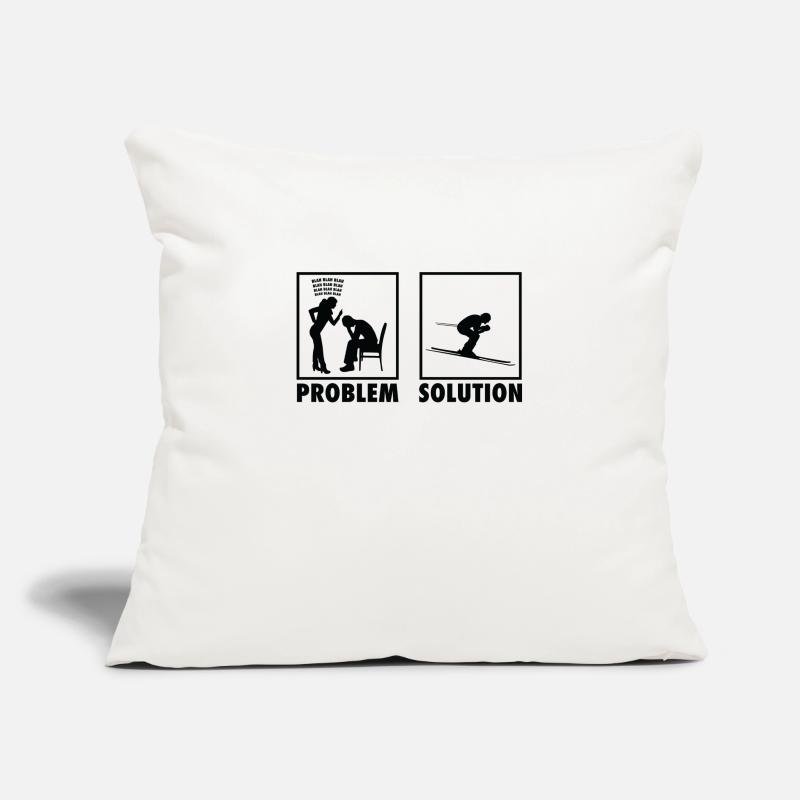 Skiing Skiers Statement Problem Solution. Sofakissenbezug 45 x 45 cm