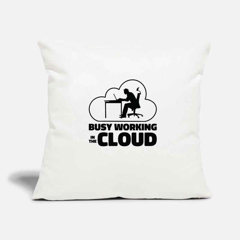 Encodage des programmeurs de cloud computing Housse de coussin décorative 45 x 45 cm