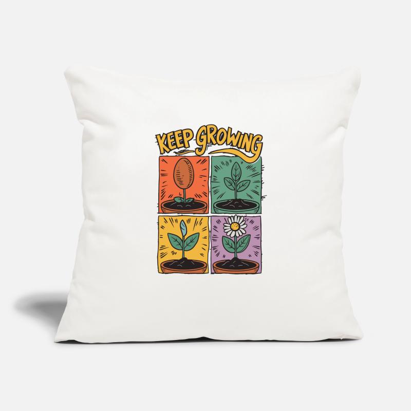 Positive development – Keep Growing Sofa pillowcase 17,3'' x 17,3'' (45 x 45 cm)