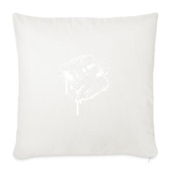 VTT Cycliste Cyclisme Femme Cyclisme Cyclisme - Housse de coussin décorative 45 x 45 cm - blanc nature - Devant