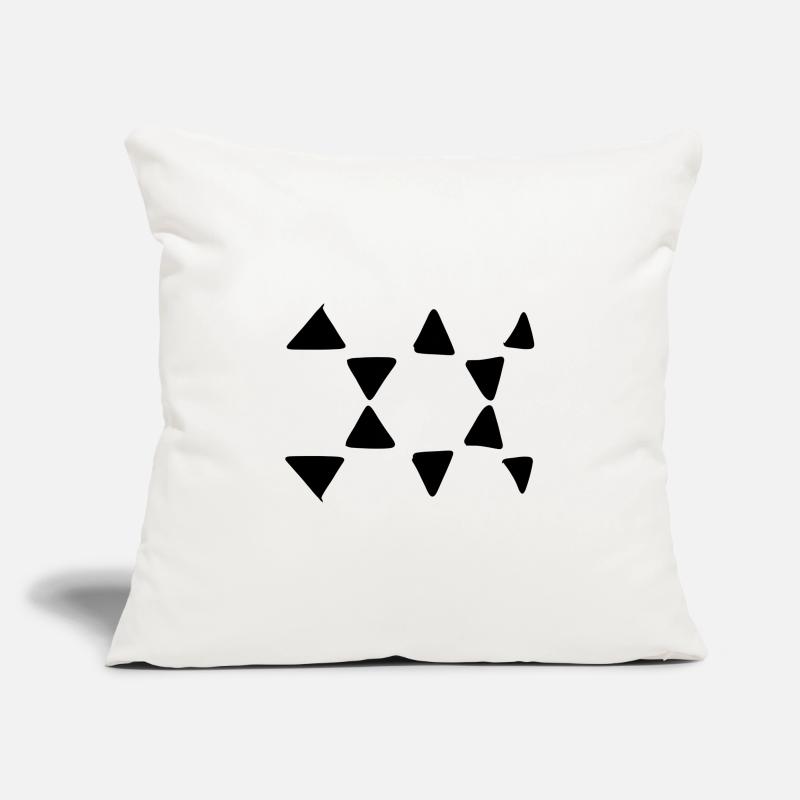 Triangular Pattern Triangular Shapes Sofa pillowcase 17,3'' x 17,3'' (45 x 45 cm)