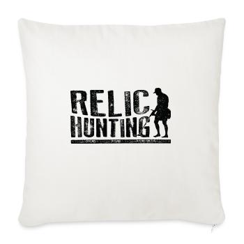 Relic Hunting Probes Sondler Metal Detector - Sofa pillowcase 17,3'' x 17,3'' (45 x 45 cm) - natural white - Front