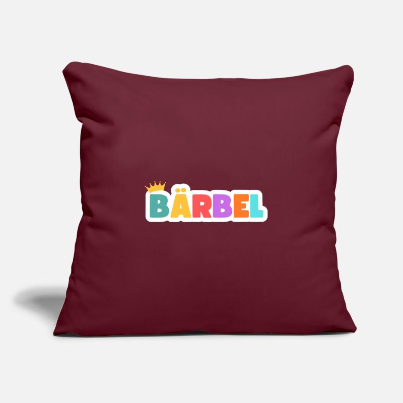 Bärbel! Customizable Sofa pillowcase 17,3'' x 17,3'' (45 x 45 cm)