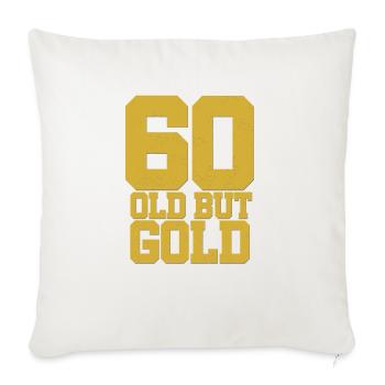 Birthday Year of birth Age Celebrate Party Round - Sofa pillowcase 17,3'' x 17,3'' (45 x 45 cm) - natural white - Front