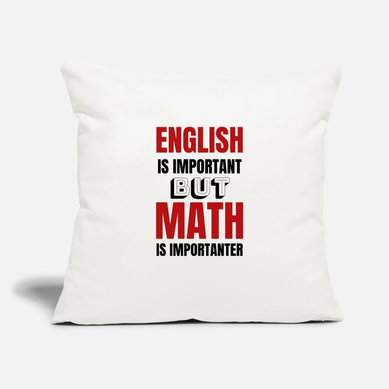 Math teacher mathematician math student gift idea Sofa pillowcase 17,3'' x 17,3'' (45 x 45 cm)