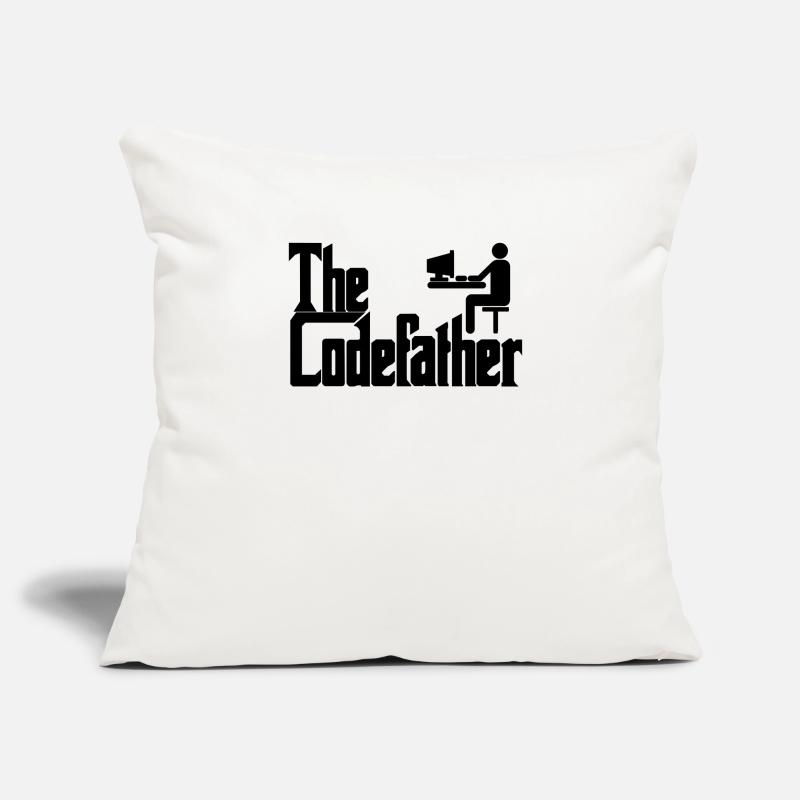 The Codefather Programmierer PC Coding Geschenk Sofakissenbezug 45 x 45 cm