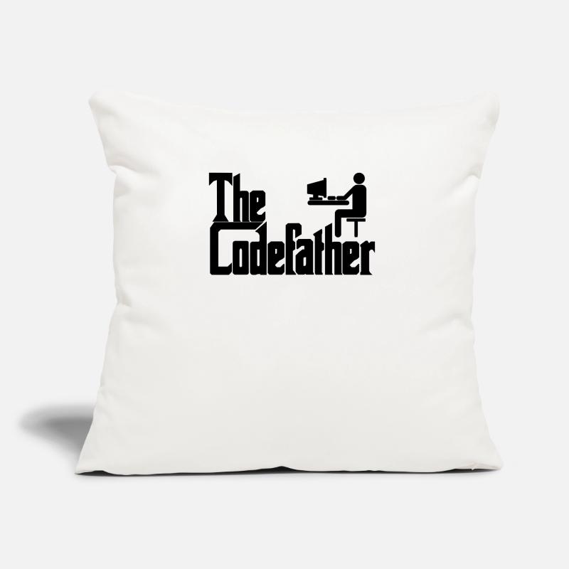 The Codefather Programmer PC Coding Gift Sofa pillowcase 17,3'' x 17,3'' (45 x 45 cm)