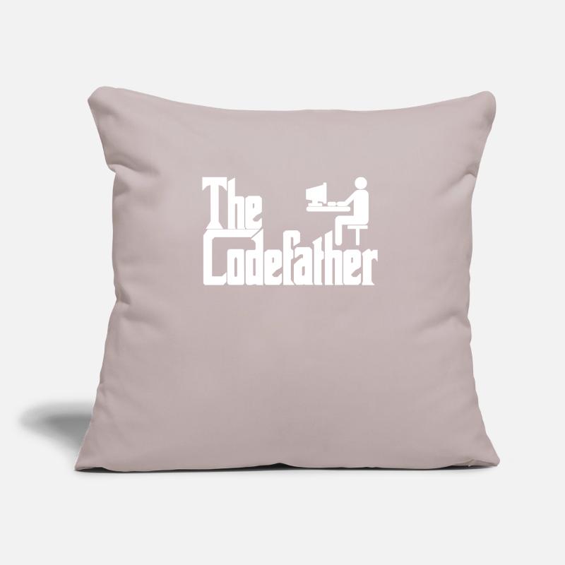 The Codefather Programmer PC Coding Gift Sofa pillowcase 17,3'' x 17,3'' (45 x 45 cm)