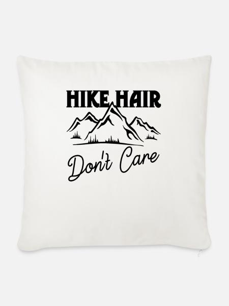 Hike Hair don't care - Sofakissenbezug 45 x 45 cm - Naturweiß 