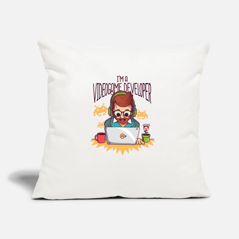 Video Game Developer - Videogame Developer Sofa pillowcase 17,3'' x 17,3'' (45 x 45 cm)