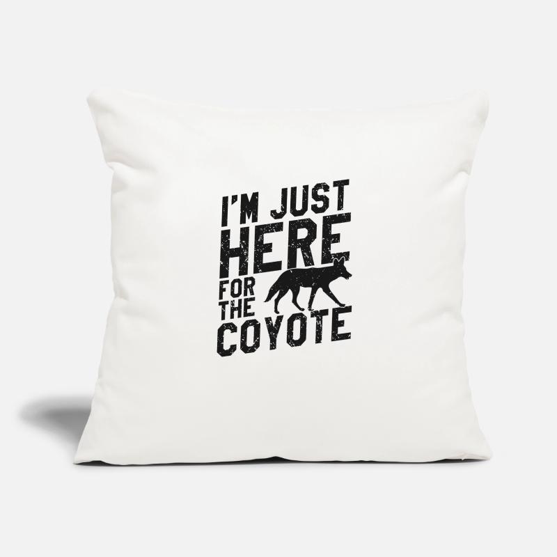 Conception de coyote pour les réacteurs de coyote Housse de coussin décorative 45 x 45 cm