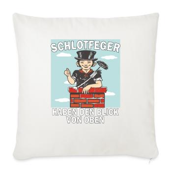 SCHLOTFEGER HABEN DEN BLICK VON OBEN - Sofakissenbezug 45 x 45 cm - Naturweiß  - Vorne