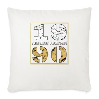 LE MEILLEUR POUR TOUJOURS 1990 - Housse de coussin décorative 45 x 45 cm - blanc nature - Devant