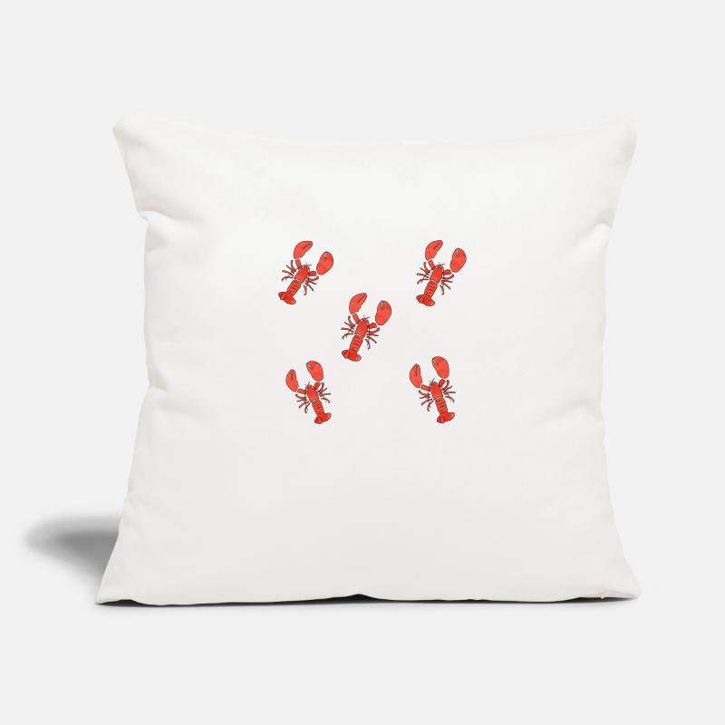 Lobster pattern Sofa pillowcase 17,3'' x 17,3'' (45 x 45 cm)